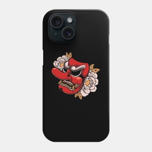 JAPANESE TENGU MASK ILLUSTRATION Phone Case