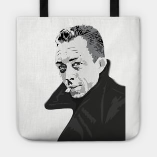 Portrait of Albert camus Tote