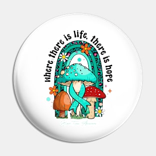 Bone Tumor Awareness - life hope ribbon Pin