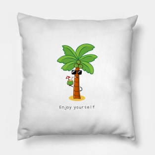 cute coconut tree Pillow