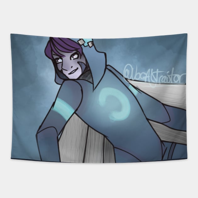 Moth Boy Tapestry by vocaltraitor