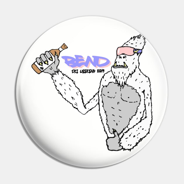 Yeti Pin by LK_TK_DESIGNS