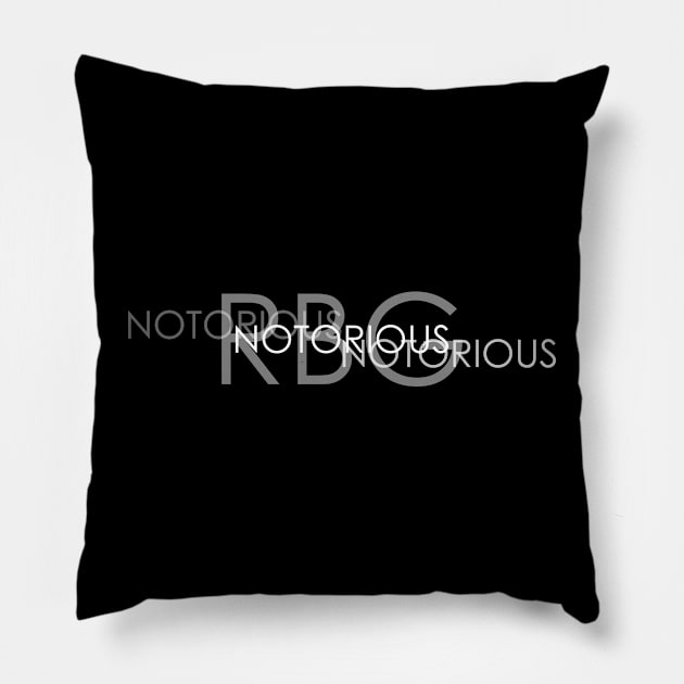 RBG Logo - 14 Pillow by SanTees