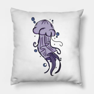 Solitary jellyfish Pillow