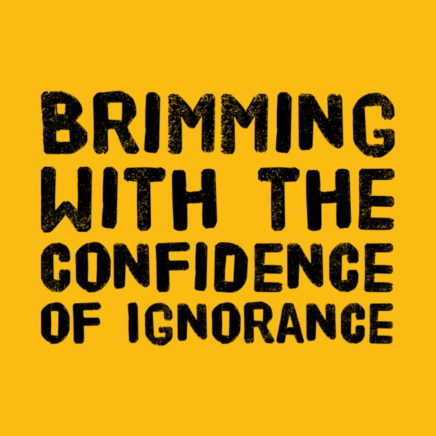 The Confidence of Ignorance by loudsurf