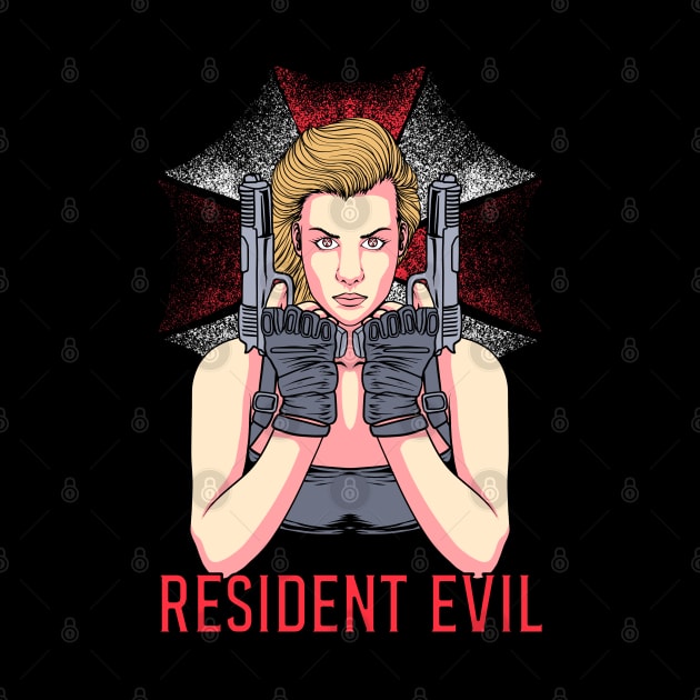 Resident Evil by littlepdraws