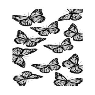 Butterflies Sticker Phone cases T-Shirt