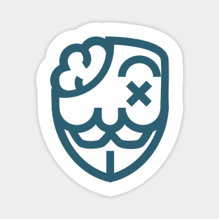 Copy of Anonymous Mask Illustration Magnet