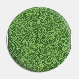 Modern Paisley Pattern Pin