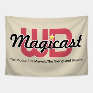 WD Magicast Logo back of shirt Tapestry