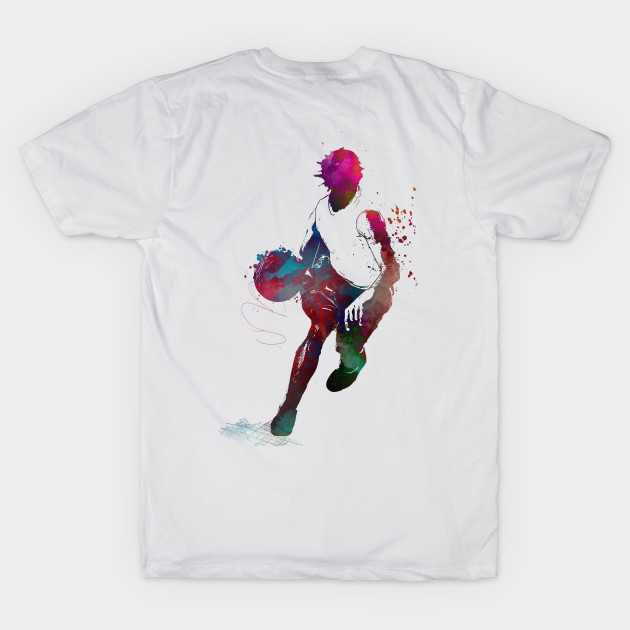 Disover Basketball sport art #basketball - Basketball Player - T-Shirt