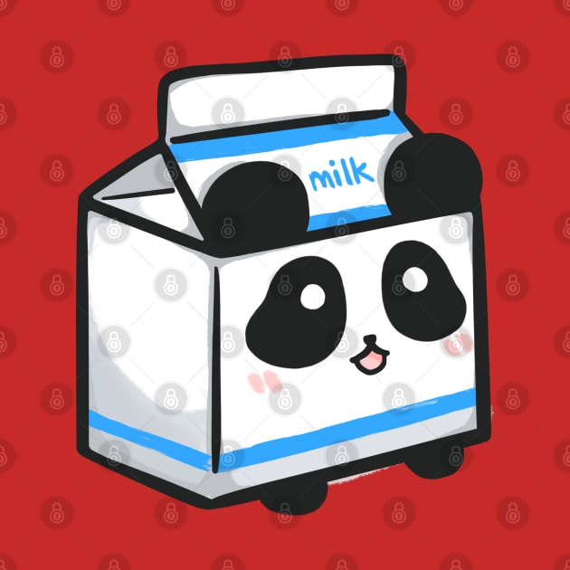 kawaii panda milk by mushopea