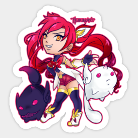 Jinx League Of Legends Stickers Teepublic