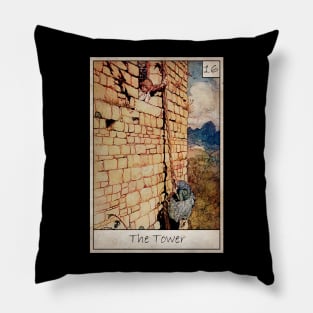 Tarot - The Tower Pillow