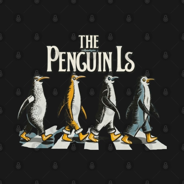 The penguin-Ls - Abbey Road by Aldrvnd