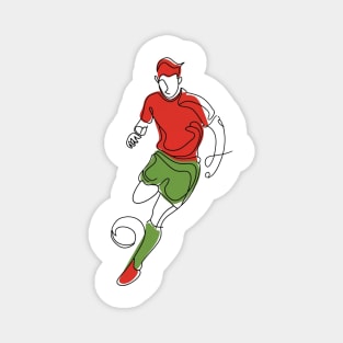 Soccer Season 6 Magnet