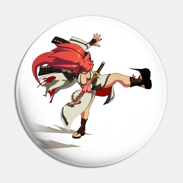 Baiken Guilty Gear Pin by abdul rahim