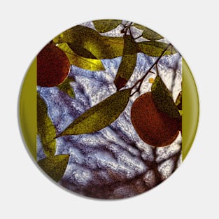 Pattern of Sunset between Orange Tree Pin