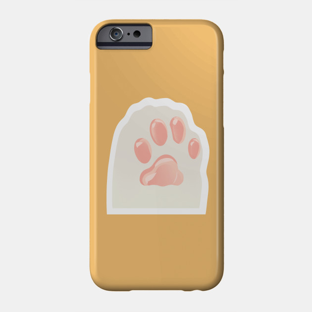 White Kitty Toe Beans - Cat - Phone Case | TeePublic