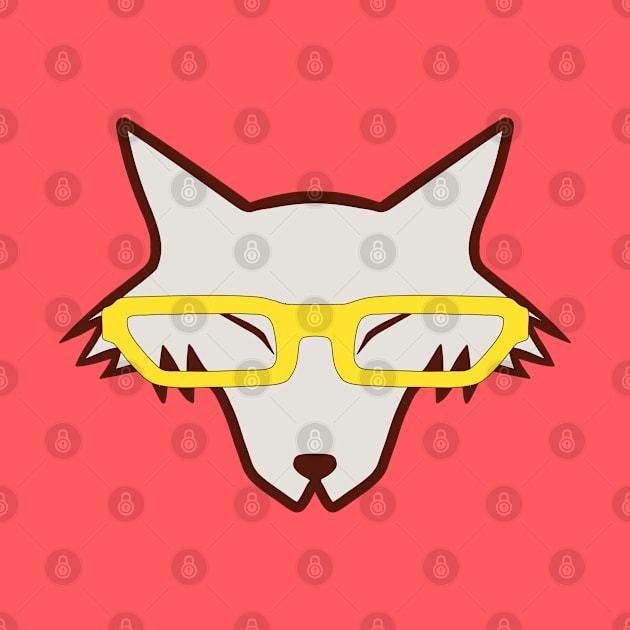 Wolf In Glasses by AislingKiera