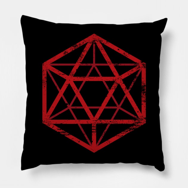 Icosahedron Pillow by chiizukun