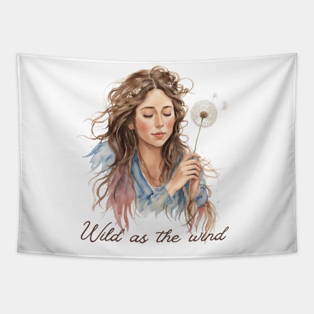 Wild As The Wind Tapestry by TheSoCalSupplyShop