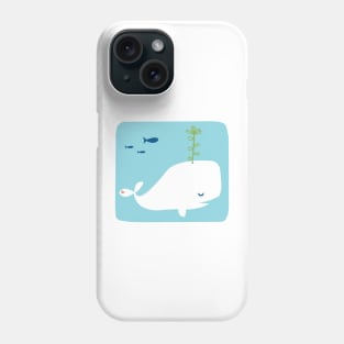 sprouting whale Phone Case