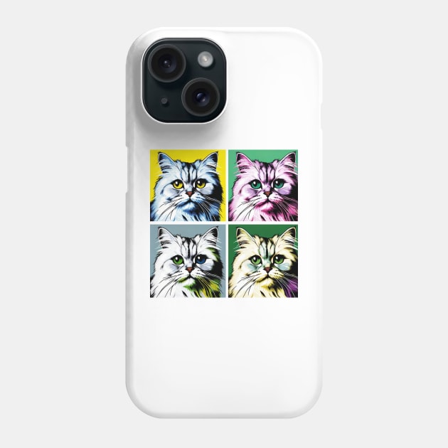 Burmilla Pop Art - Cat Lovers Phone Case by PawPopArt