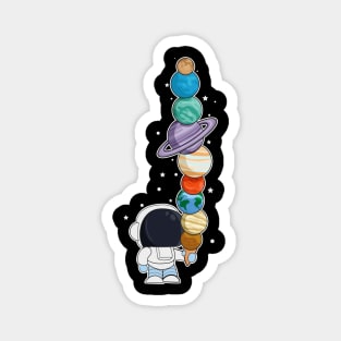 astronaut with ice cream Magnet