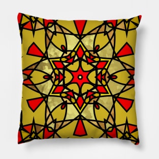 Intricate Gold Pillow