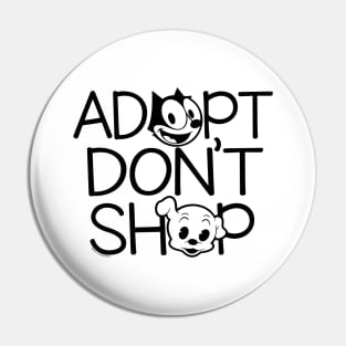 FELIX THE CAT - adopt don't shop Pin