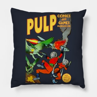 Pulp Bird People Attack! Pillow