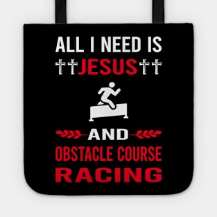 I Need Jesus And Obstacle Course Racing Race OCR Tote