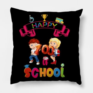 Happy 100 Days Of School Pillow