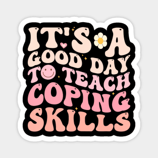 Teach Coping Skills Teacher Back To School Counselor Gifts Magnet