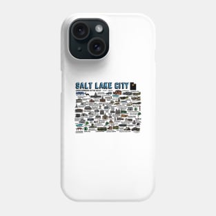 Salt Lake City Map Phone Case