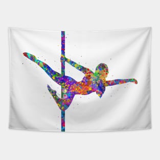 Pole dance Tapestry