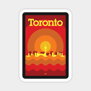 Toronto Minimalism - Summer Red Magnet