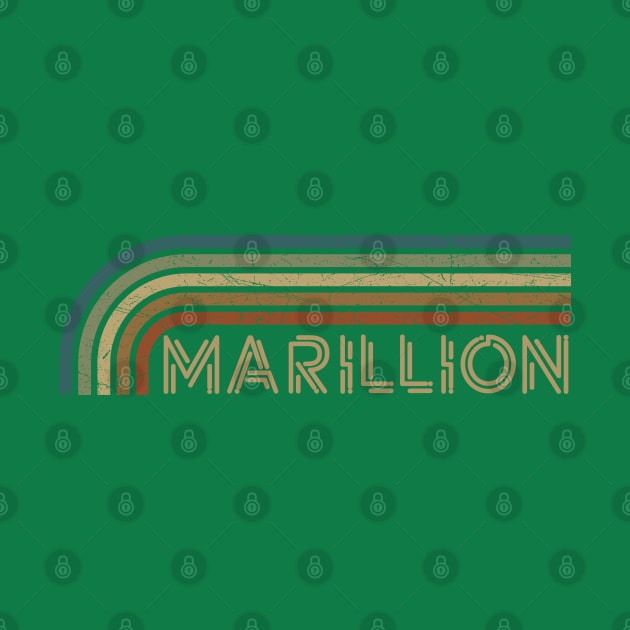 Marillion Retro Stripes by paintallday