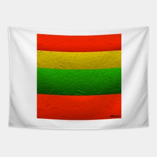 Stripes Red Yellow and Green Tapestry