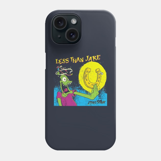 less than losing streak Phone Case by PrettyNeat Patterns