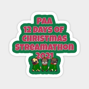 PAA 12 Days of Christmas Streamathon 2021 Magnet