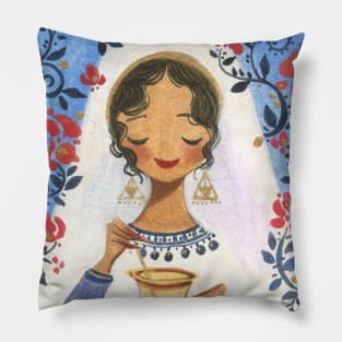 Tea Time Pillow