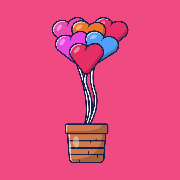 Love Air Balloon by KH Studio