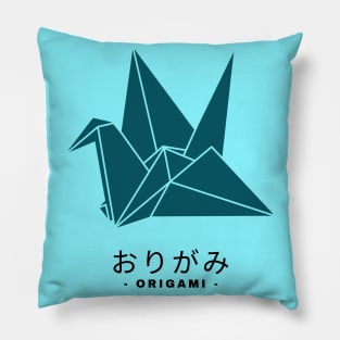 Paper art origami crane Pillow