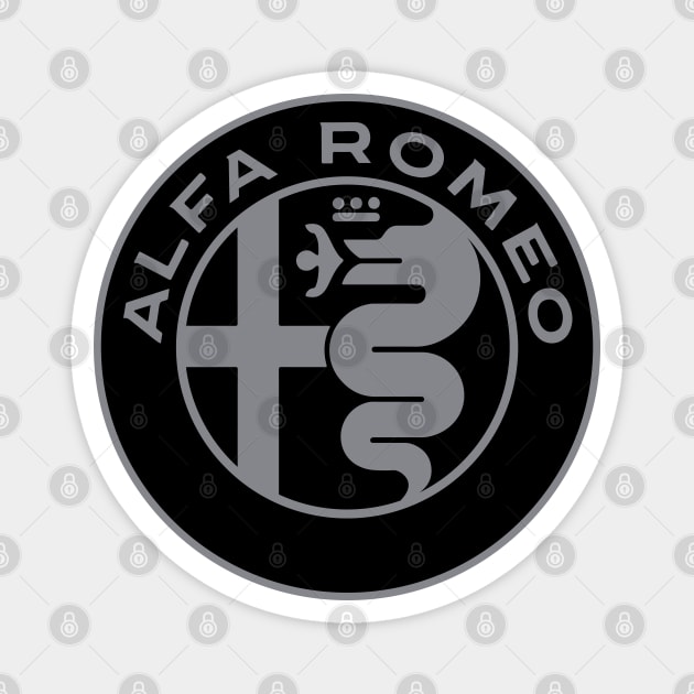 Alfa Romeo Modern Logo Magnet by fmDisegno