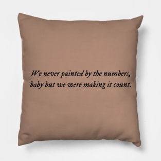 The 1 Lyrics Pillow