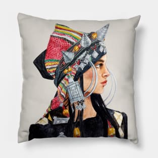 Amazigh girl Pillow