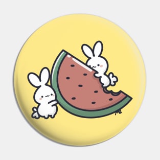 kawaii bunnies in summer mood Pin