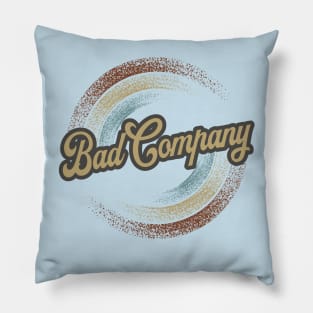 Bad Company Circular Fade Pillow